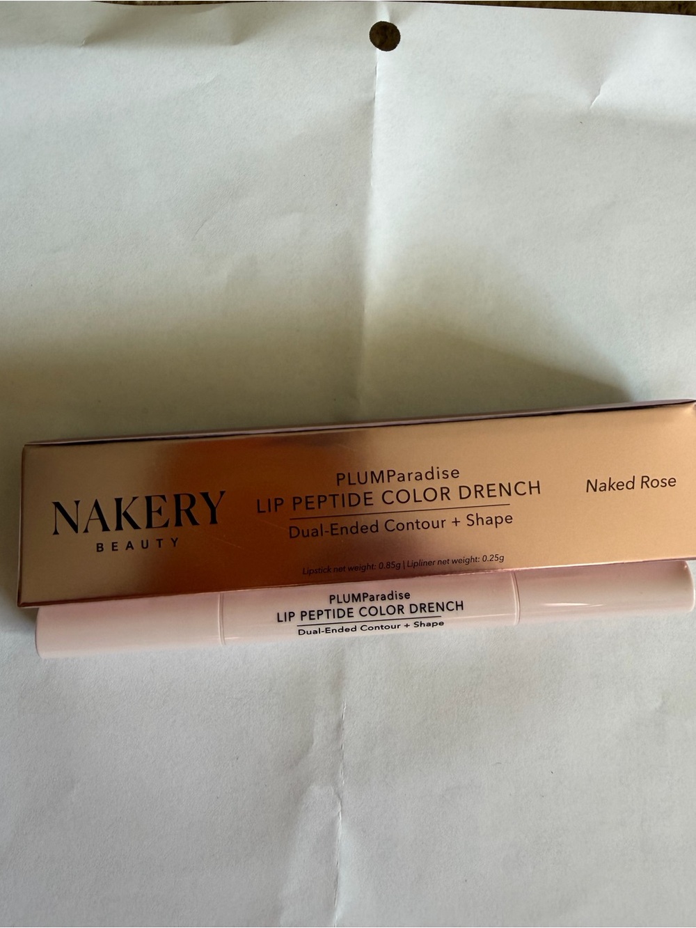 Nakery PLUMParadise Lip Peptide Color Drench - Naked Rose (Pink)